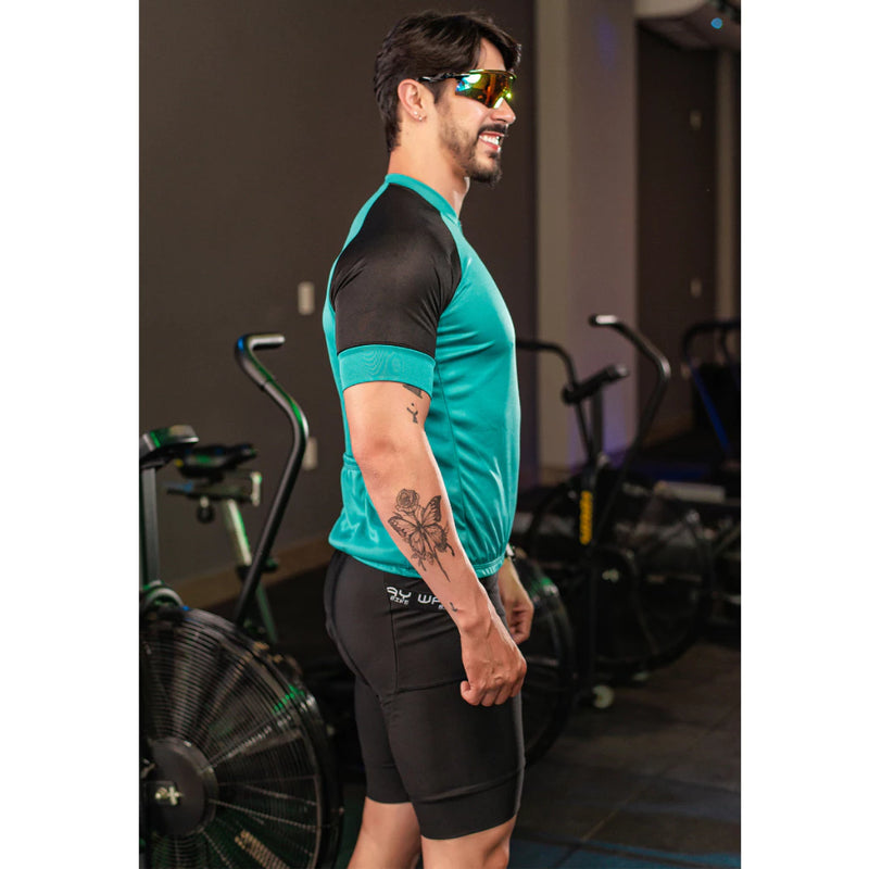 Conjunto PedalTech Camisa e Bermuda C/Forro de Espuma - Masculino