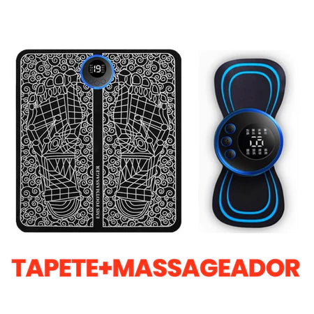 Kit Alívio Total - Tapete e Mini Massageador Elétrico